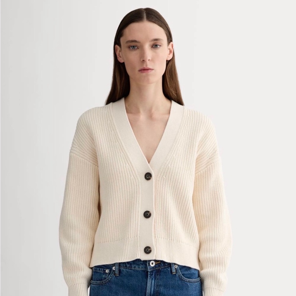 The Boxy Cardigan in Everyday Cotton